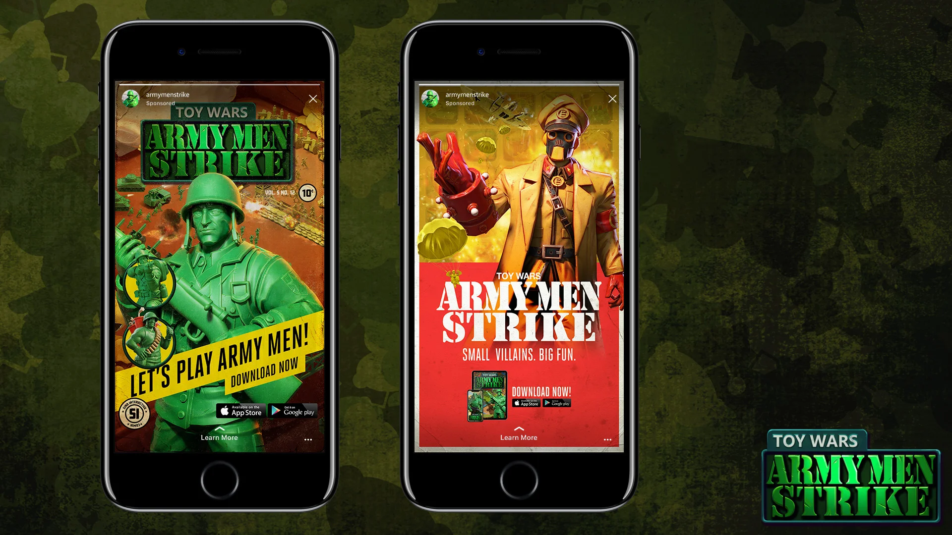 Army Men Strike "Comic 2" &amp; "Propaganda Poster"