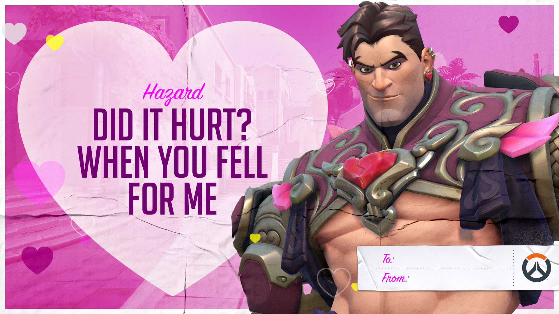 Valentines Day Card "Hazard"