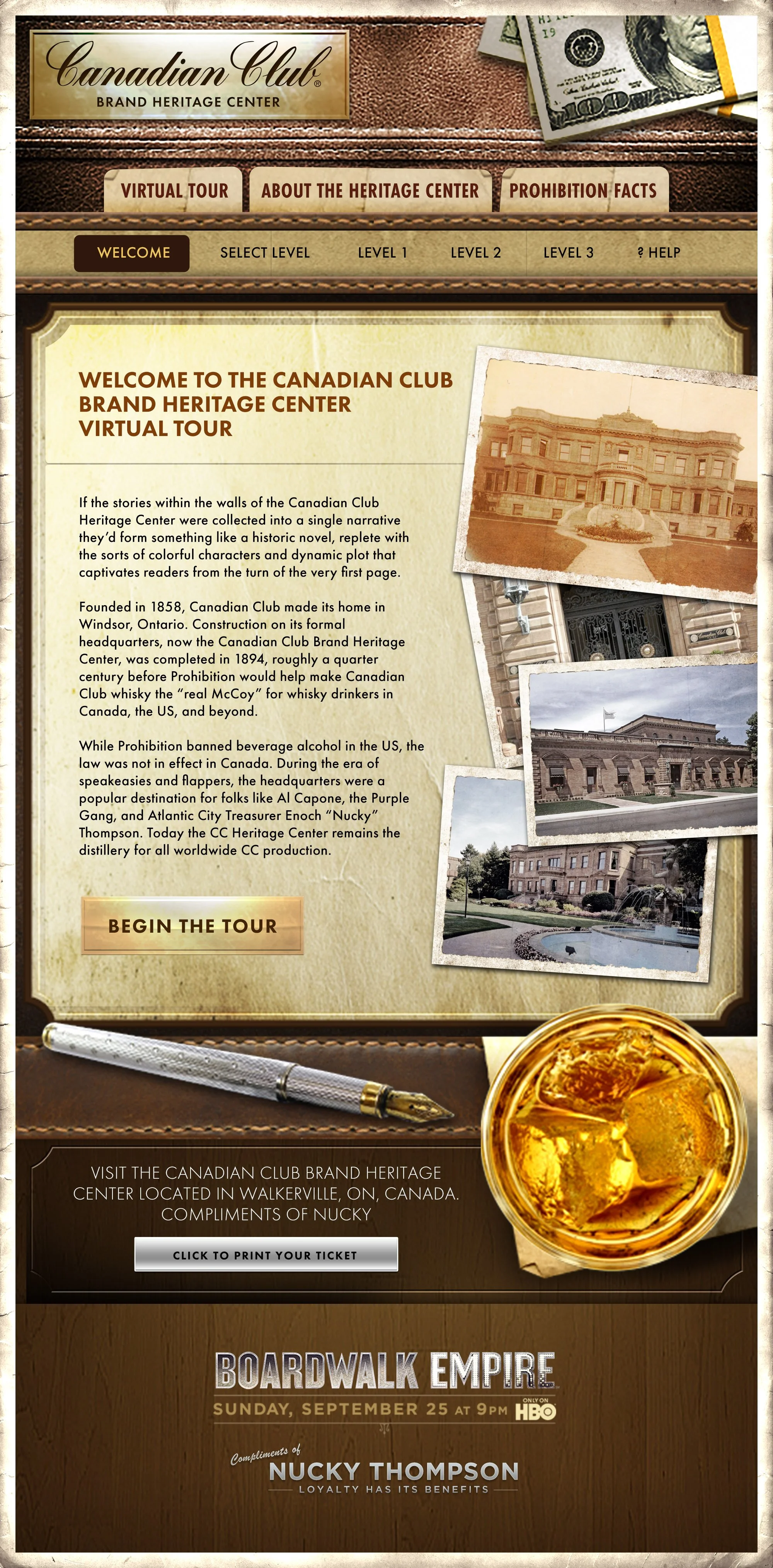 Brand Heritage Center - Welcome Page