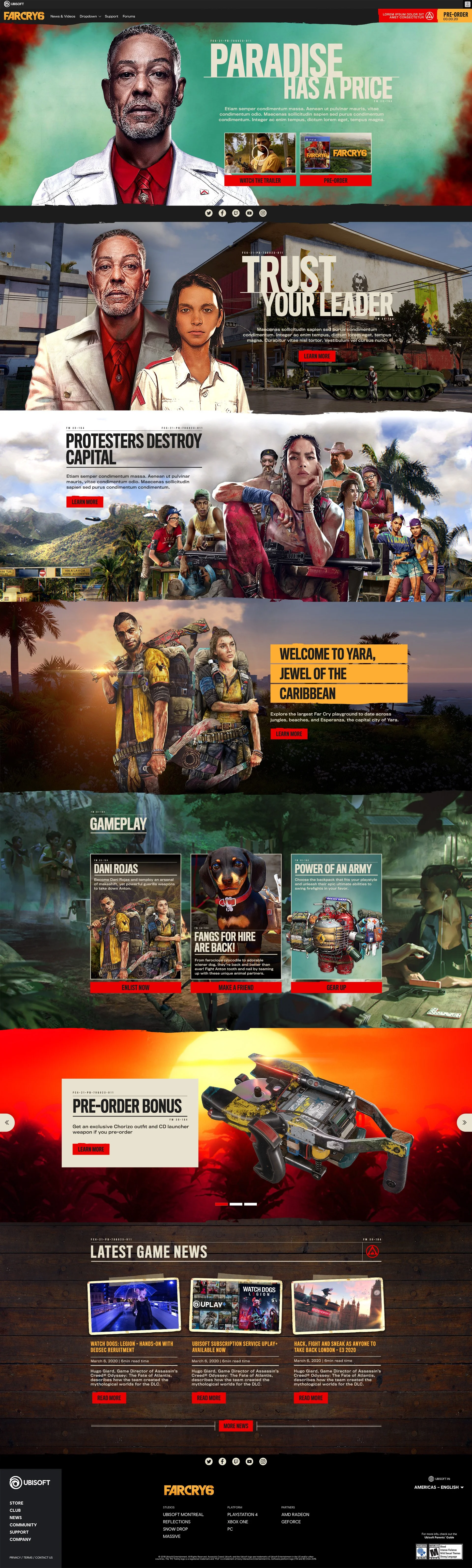 Homepage Design - Option 2