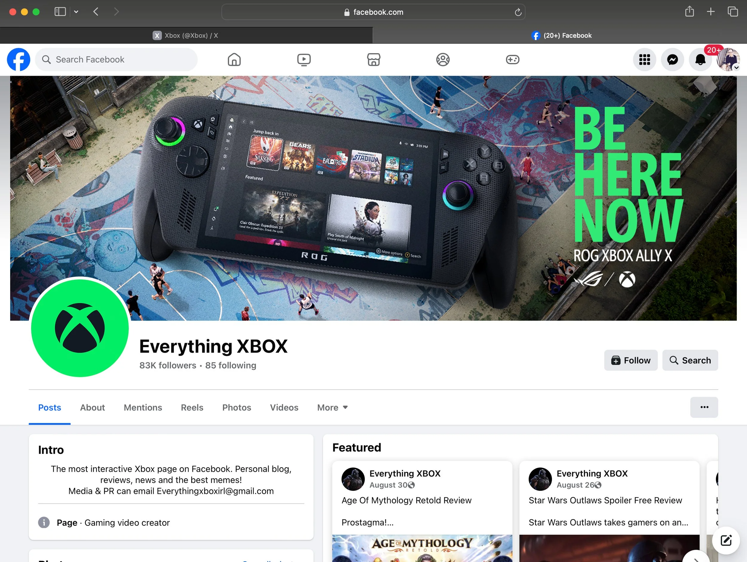 Rog XBox Ally "Court" Social Header