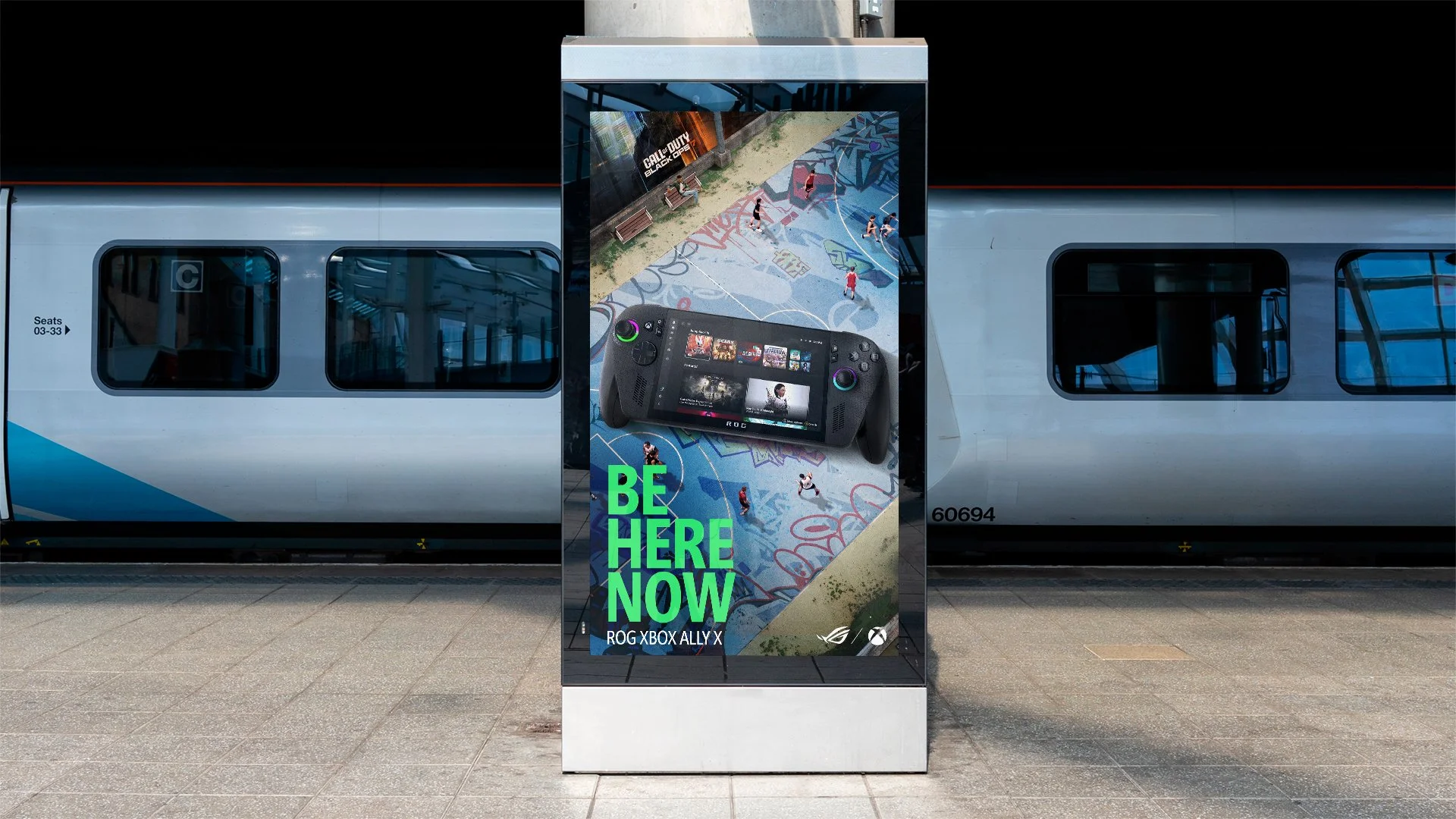 Rog XBox Ally "Court" Subway Poster