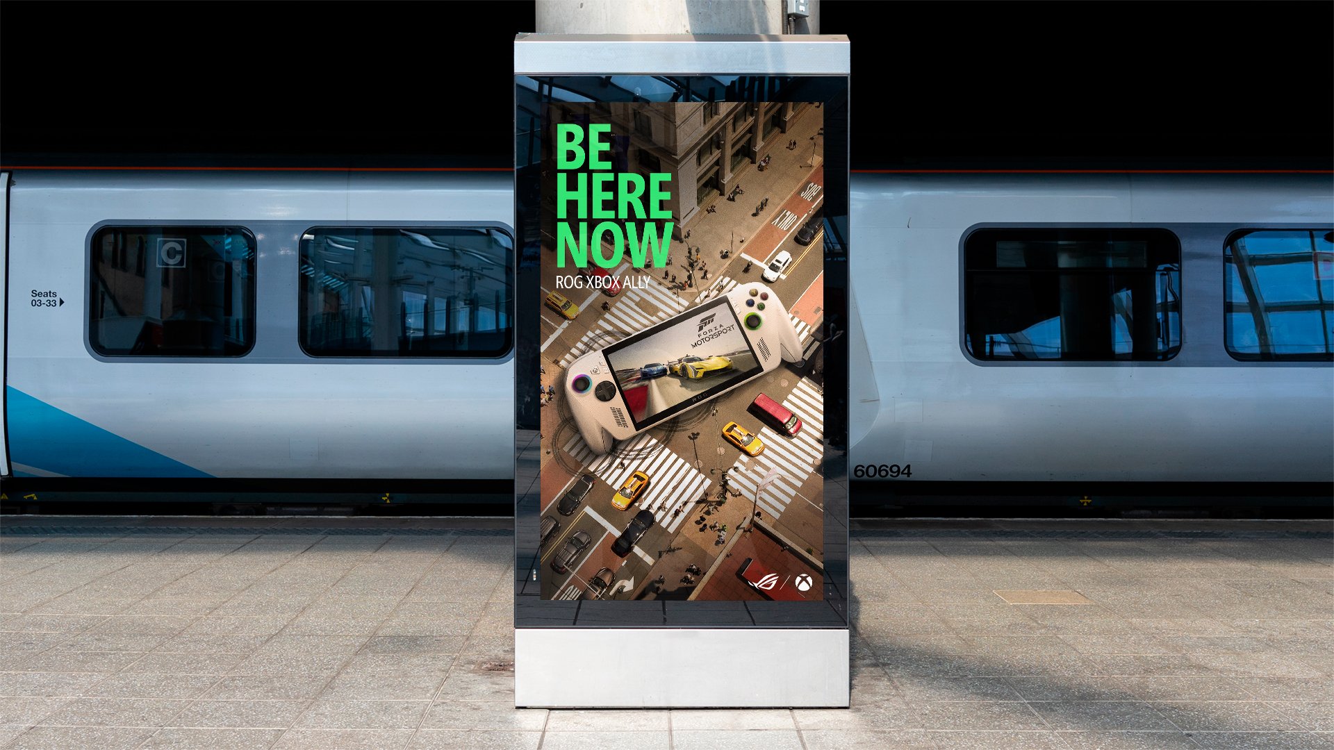 Rog XBox Ally "Intersection" Subway Poster