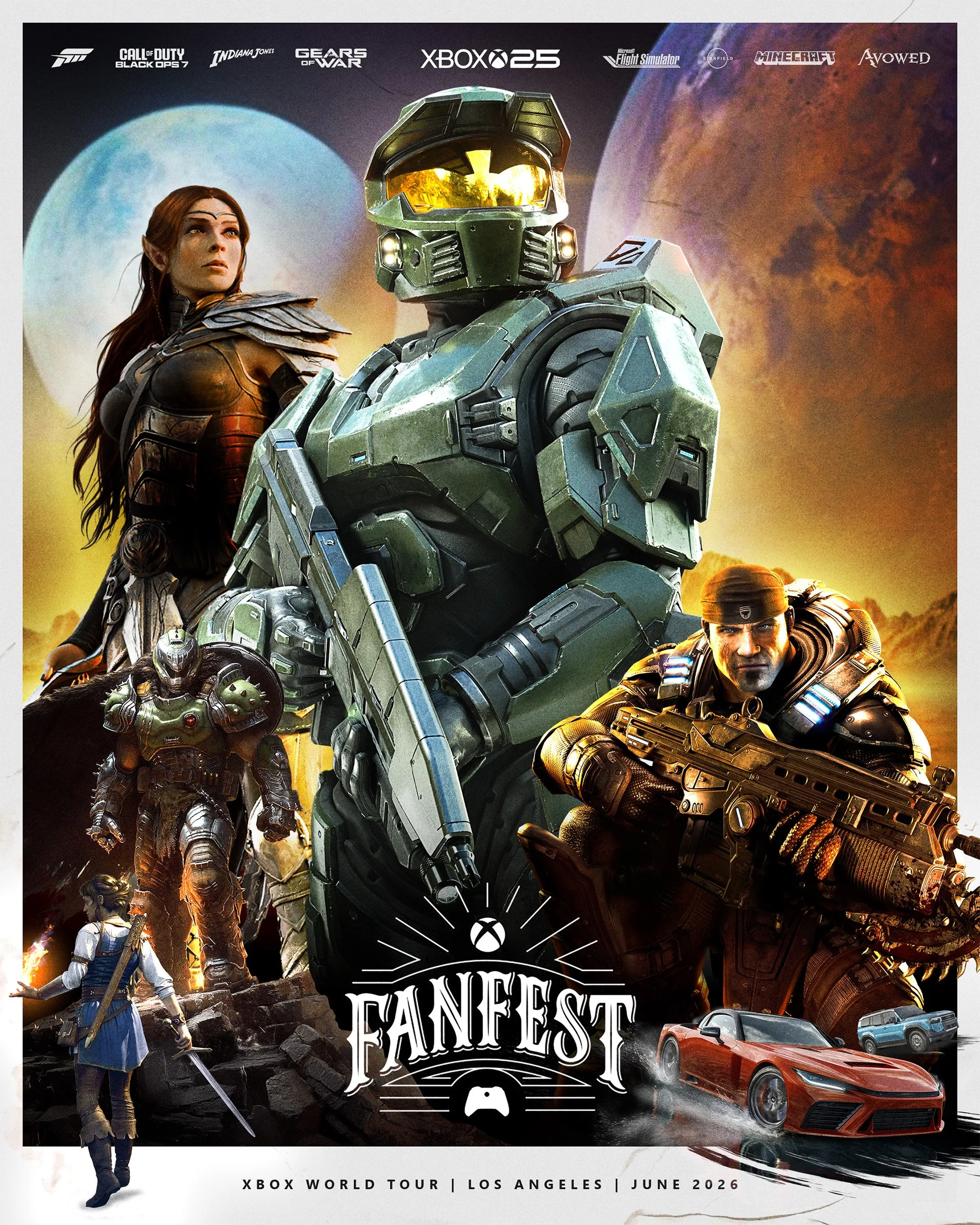 Xbox Fanfest - IP Retro Hero Poster