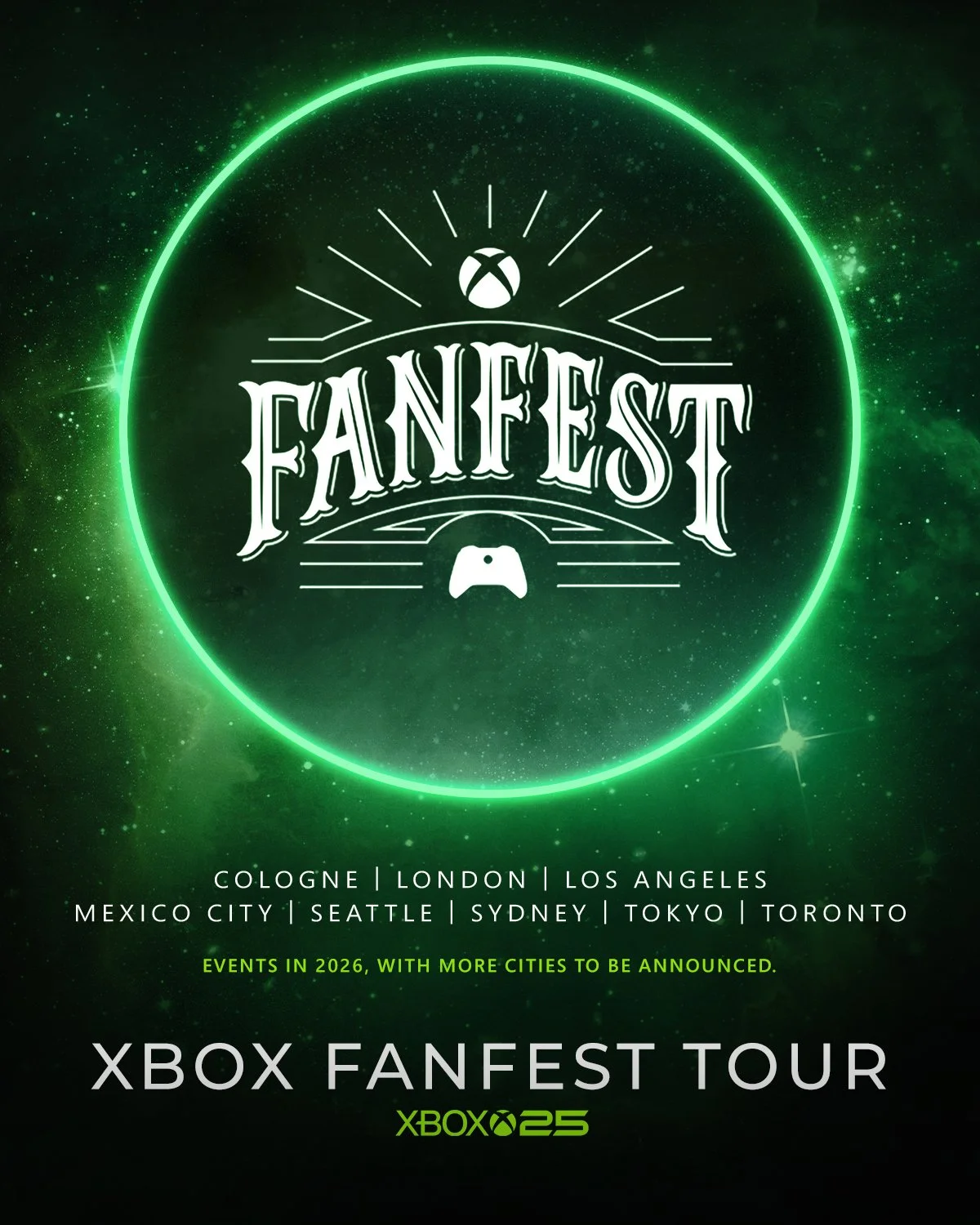 Xbox Fanfest - Logo Only Celestial Poster