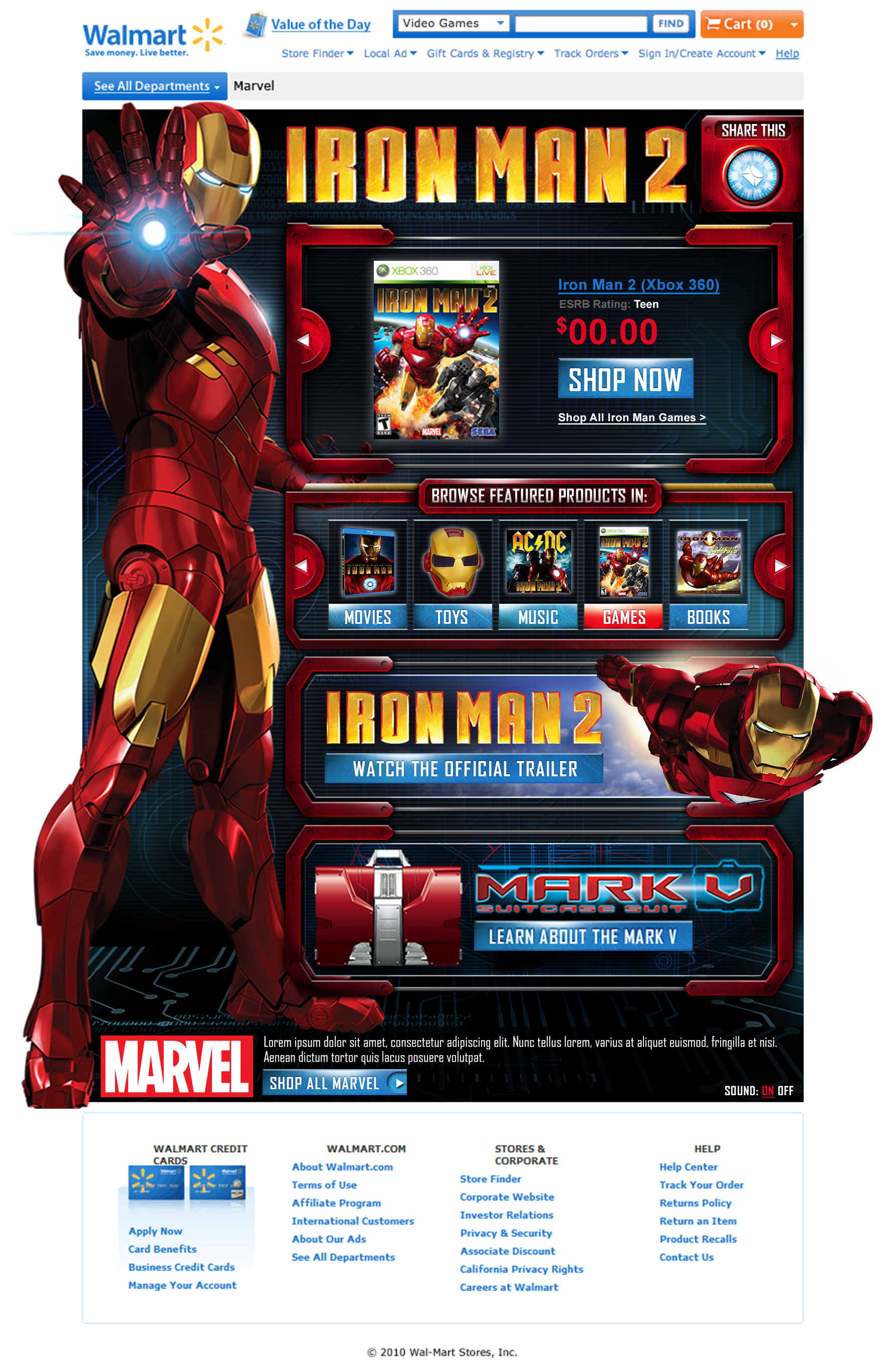Walmart - Marvel - Iron Man 2