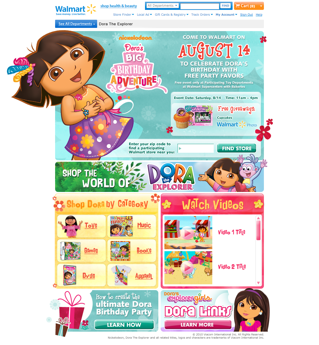 Walmart - Dora