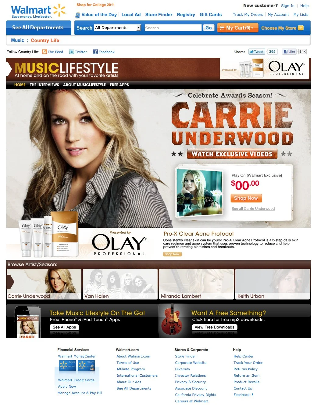 Walmart - Music - Carrie Underwood