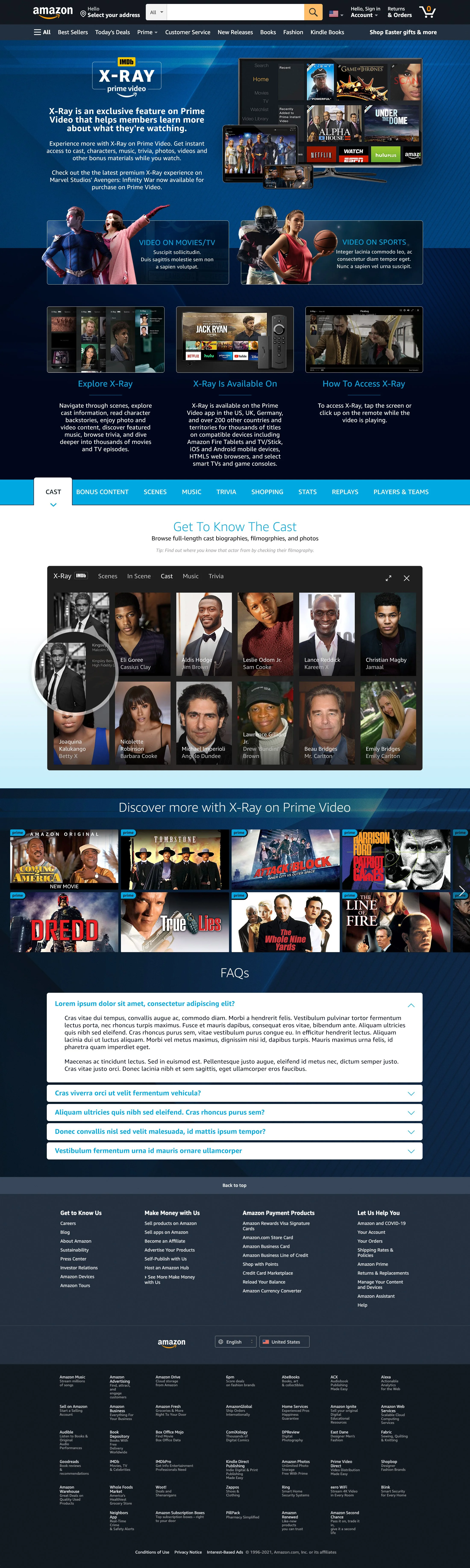 Amazon X-Ray - Desktop - Alternative Layout 2