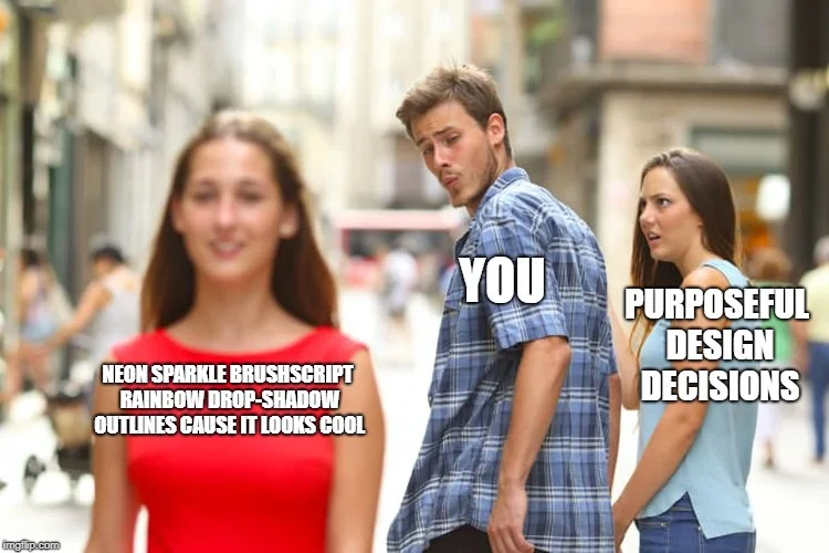 design decisions meme