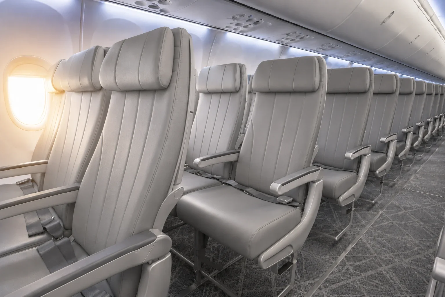 Boeing 737 cabin interior