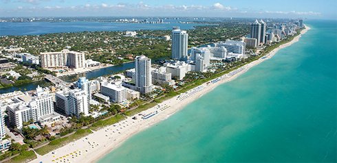 Escape with our private jet charter to Miami.