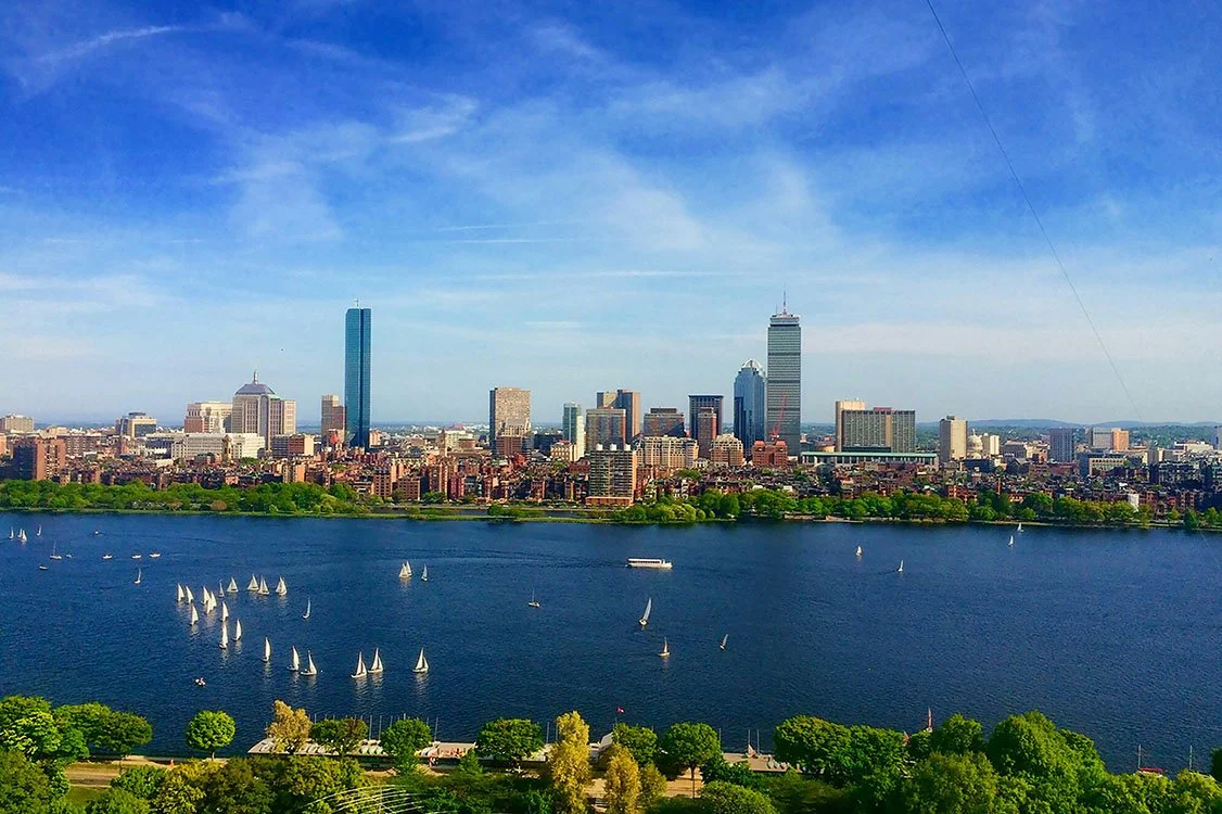 Boston skyline with the Charles River