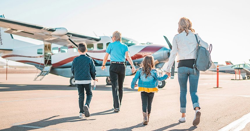 Benefits of private jet for A family vacation