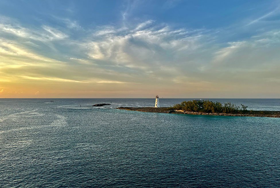 Nassau, Bahamas, by private jet