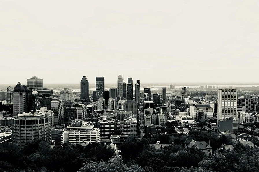 Montreal view from Mount Royal