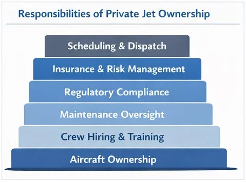 Responsibilities of private jet ownership