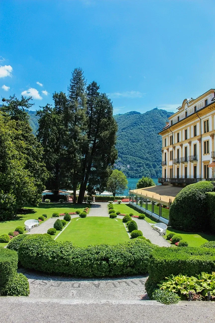 Villa d'Este estate on Lake Como