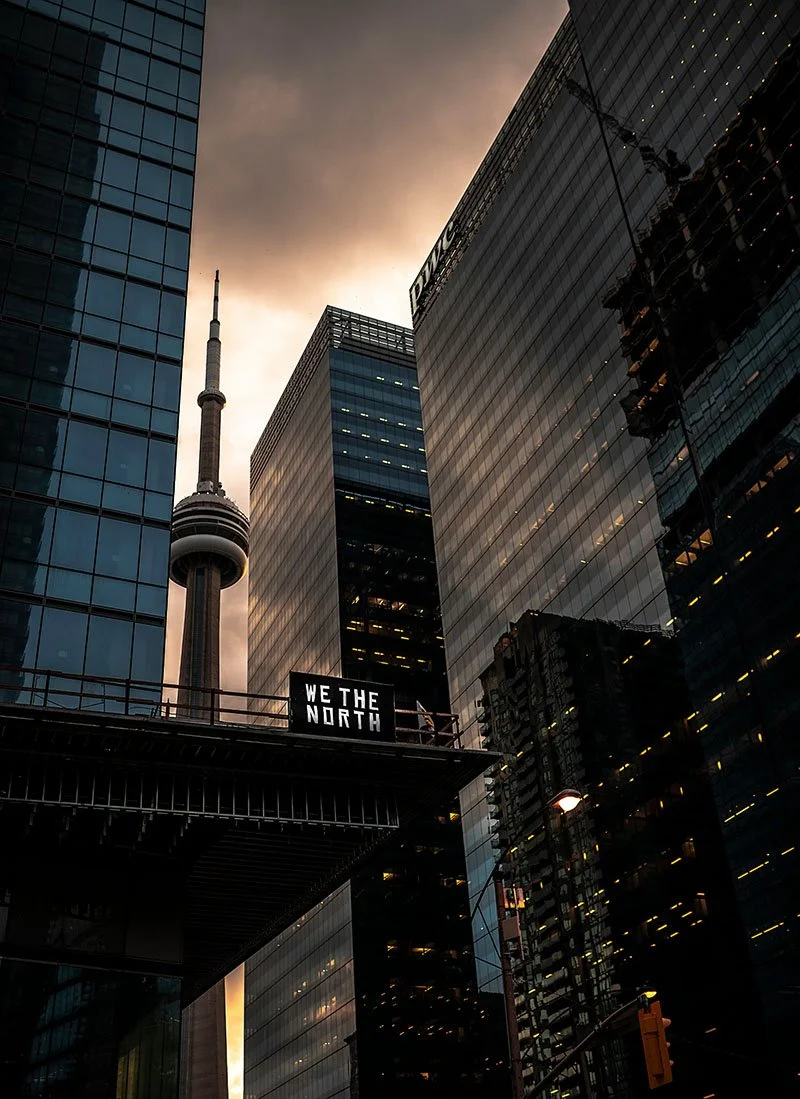Downtown Toronto with the CN Tower