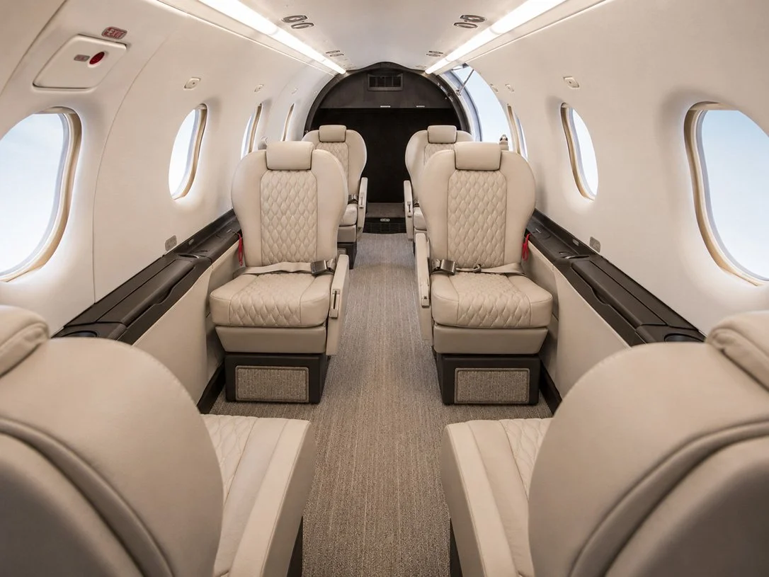 Pilatus PC-12 interior