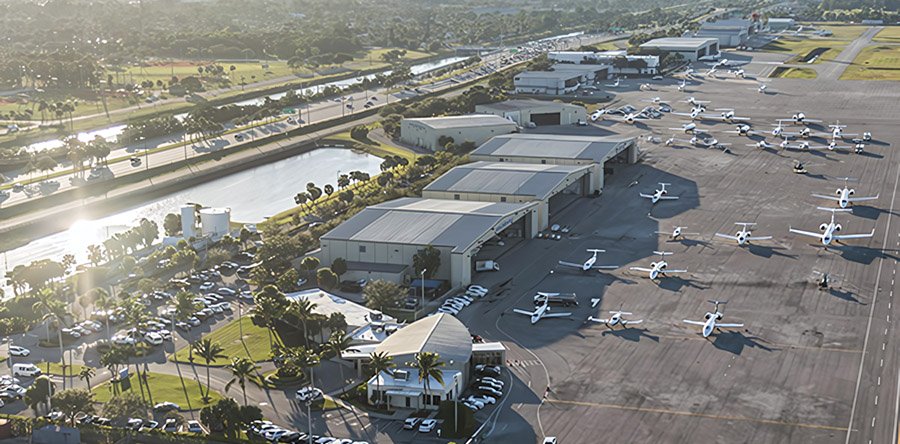 Palm Beach International Airport private jets