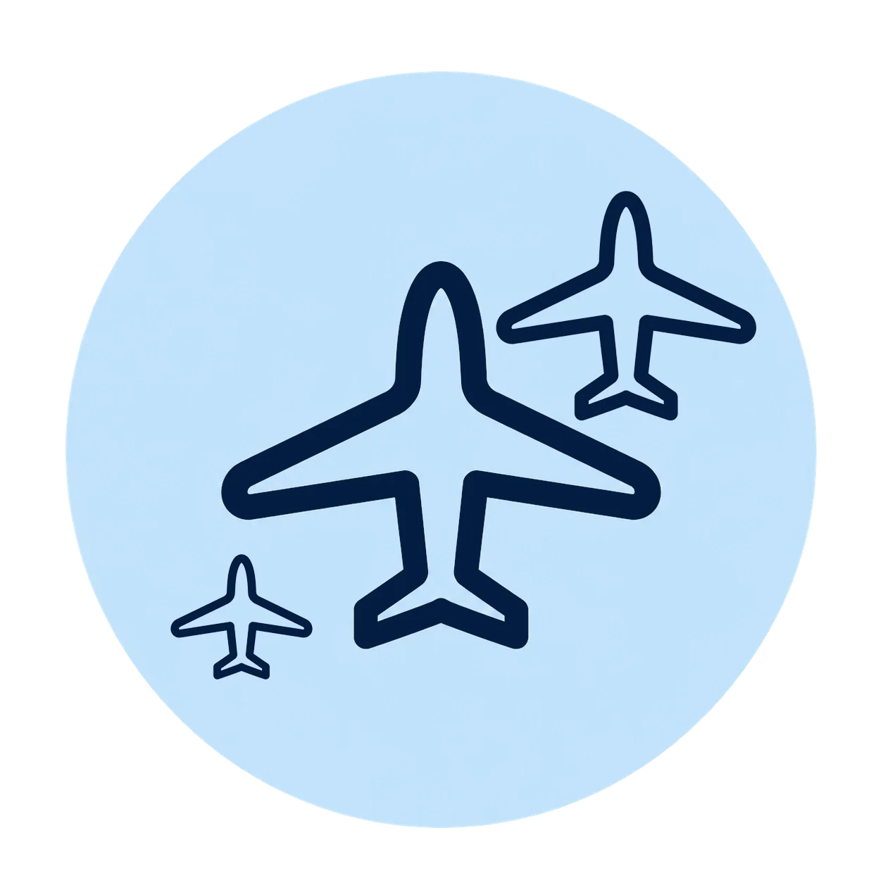 Access a wide variety of private jets