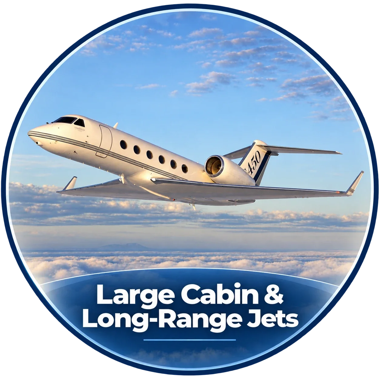 Large Cabin & Long Range Jets