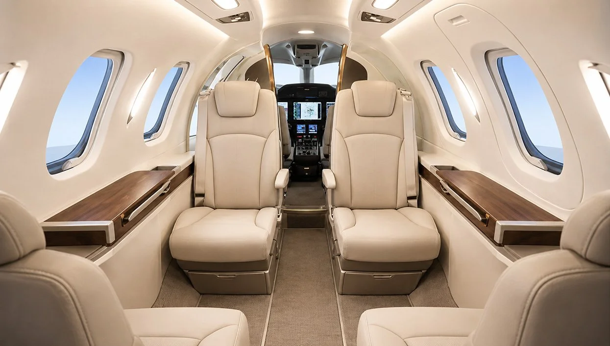 Hondajet cabin interior