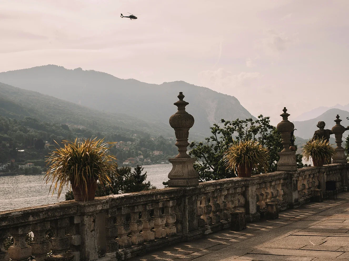 Italy with a private helicopter