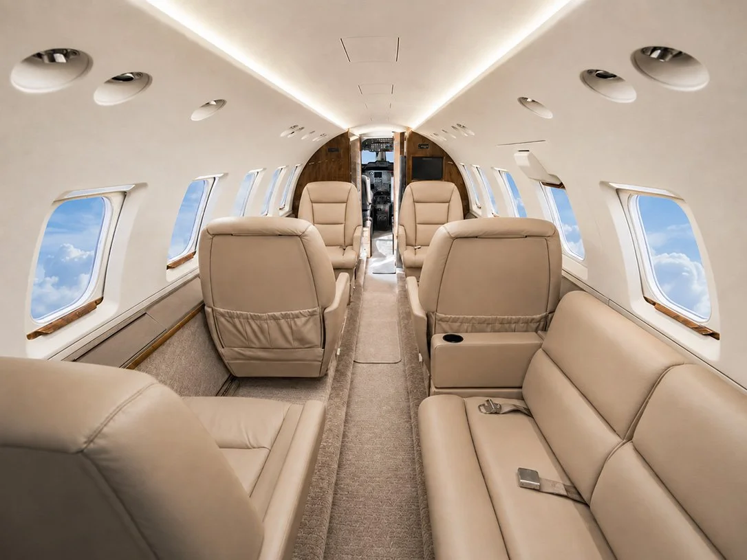 Hawker 800 XP interior