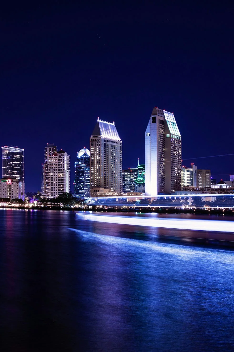 San Diego at night