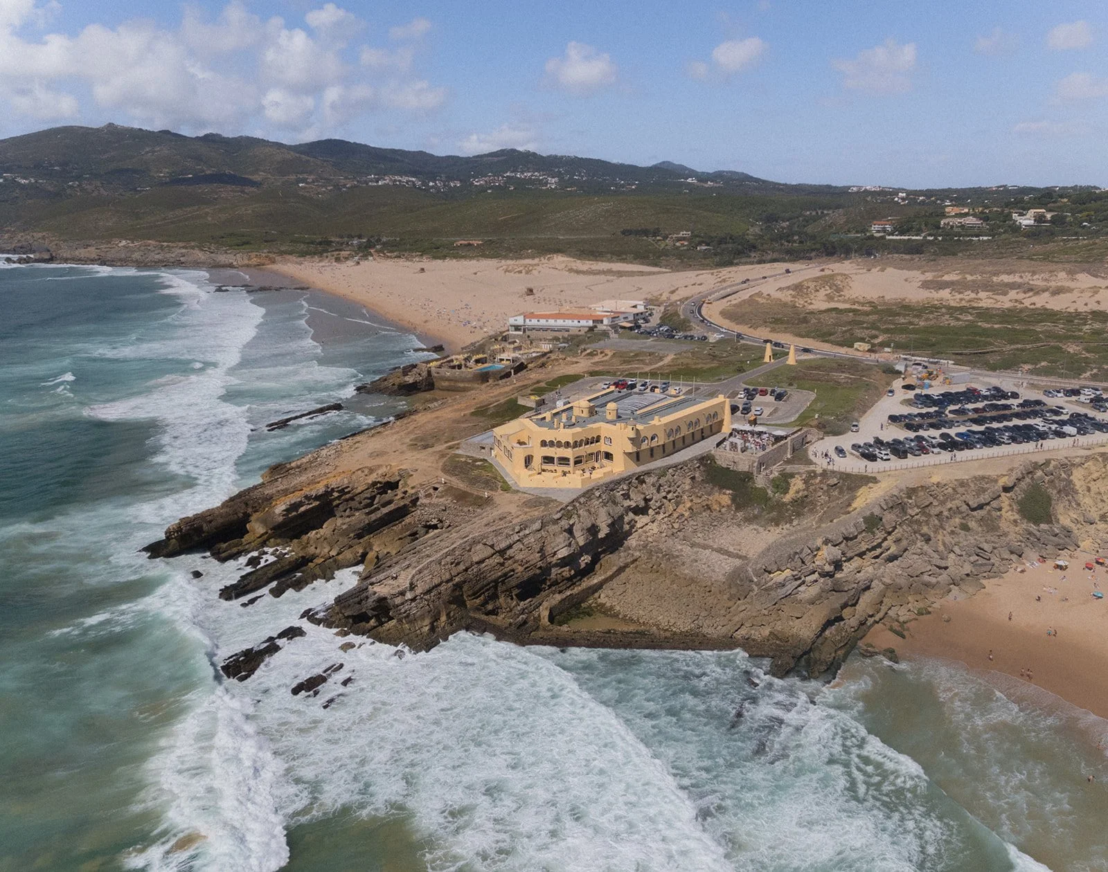 Drone photo of Fortaleza do Guincho