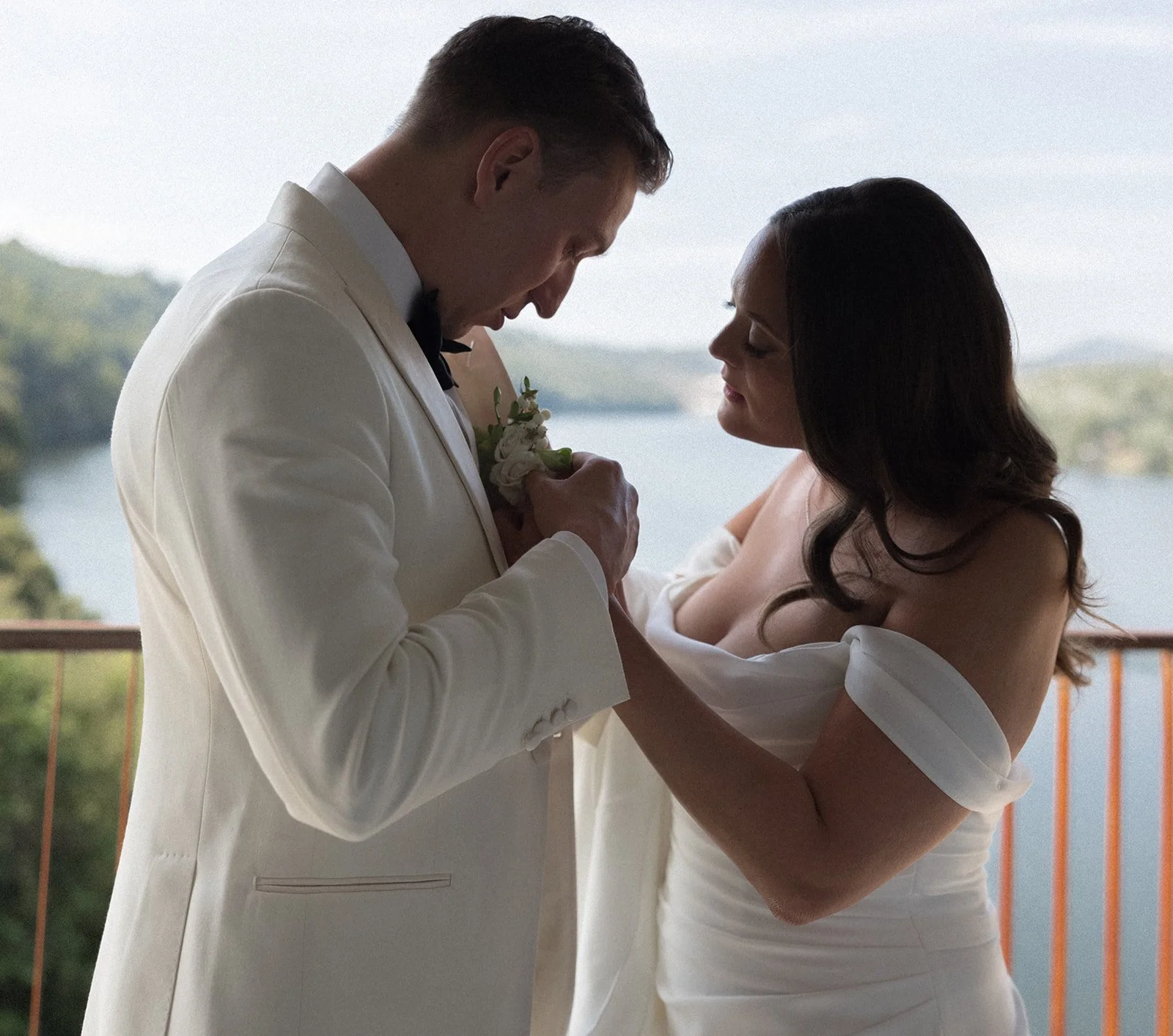 Wedding day in Portugal photographed with a calm editorial approach, showing natural movement and emotional space