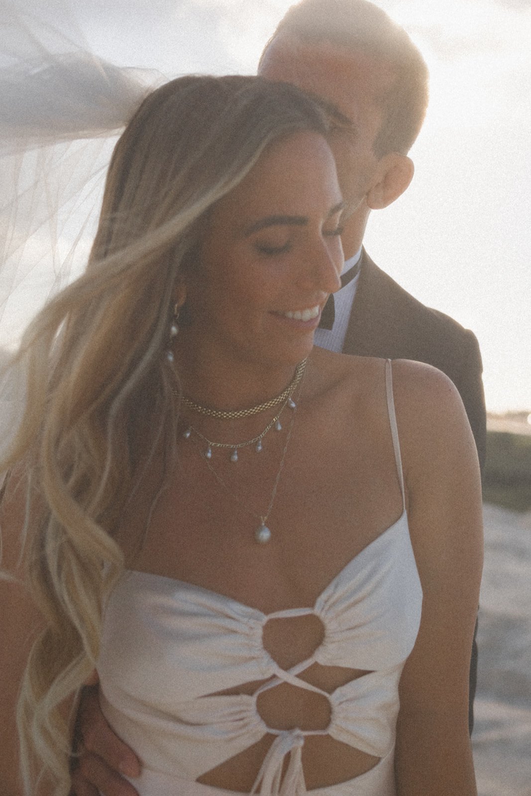 Film-inspired wedding image from a Portugal destination wedding weekend, showing atmospheric storytelling with a refined editorial feeling.