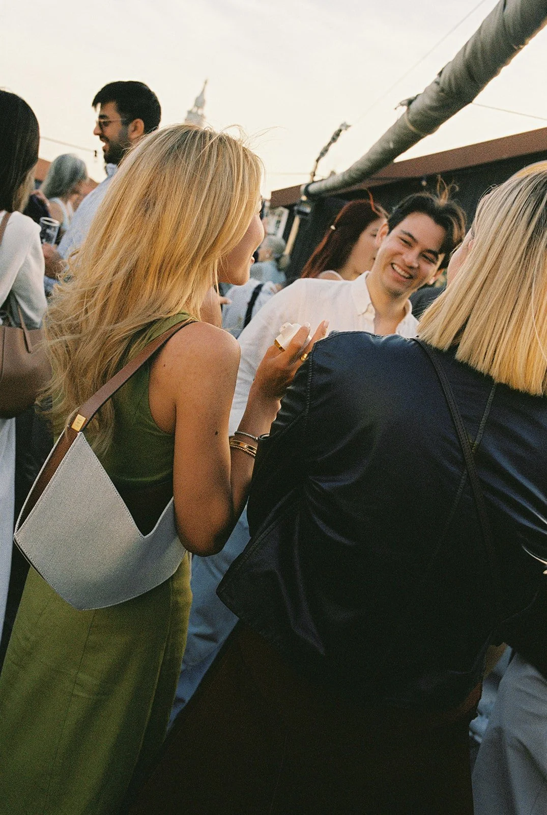 Guests at welcome party, Mosteiro de Landim, northern Portugal | destination wedding photography by The Lopes Photography