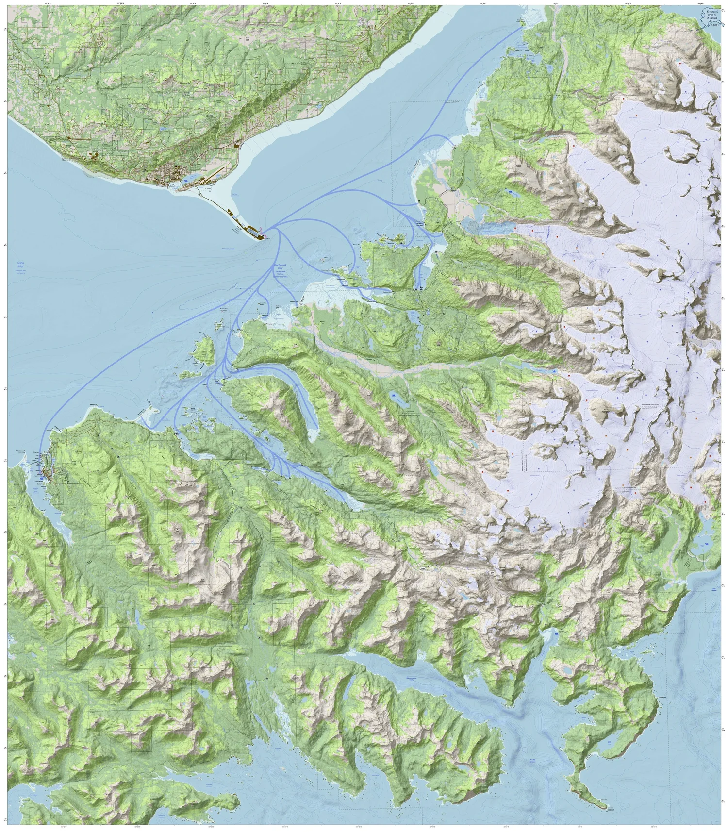 Kachemak Bay Adventure Map