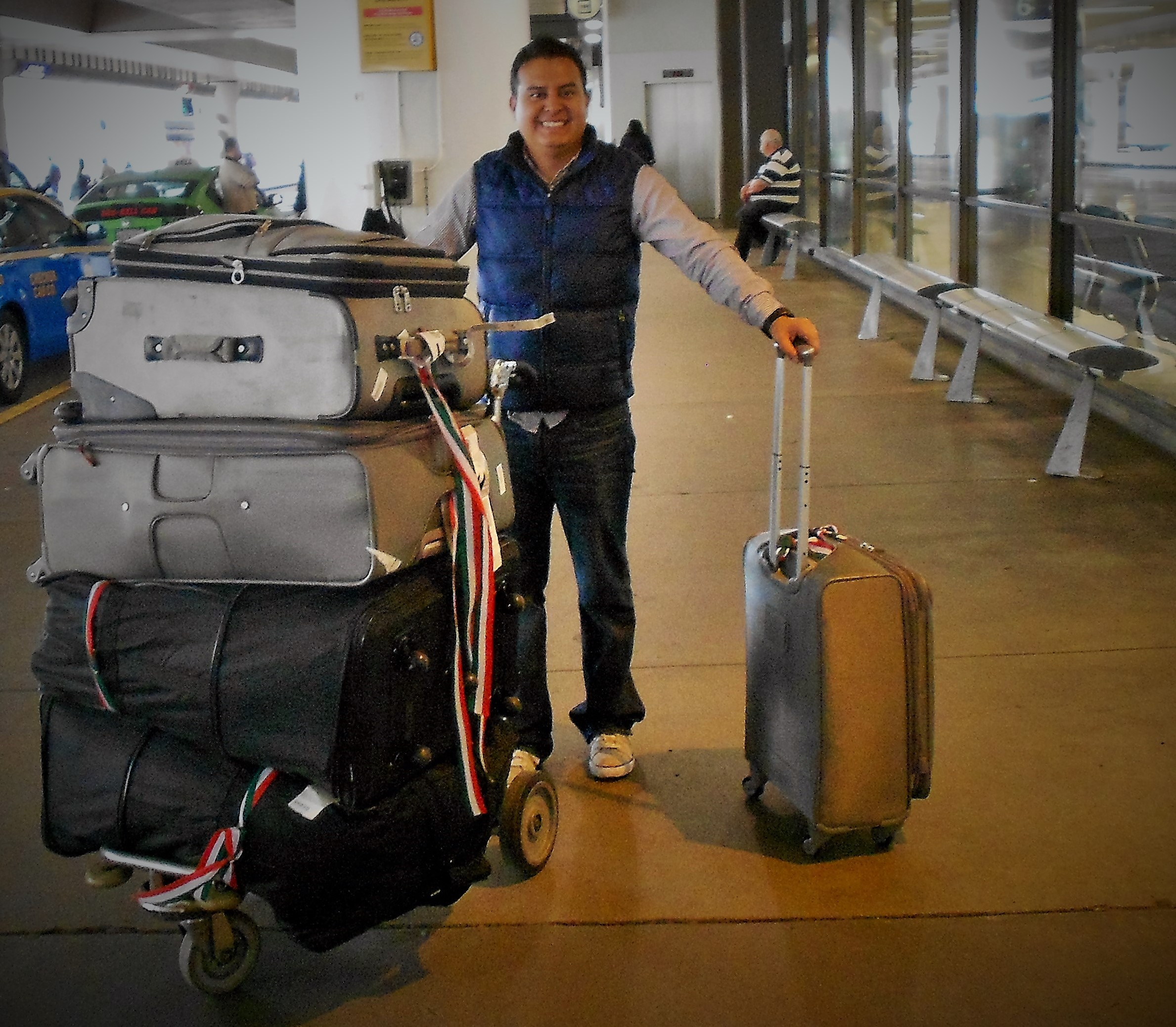 Roberto arriving in Australia