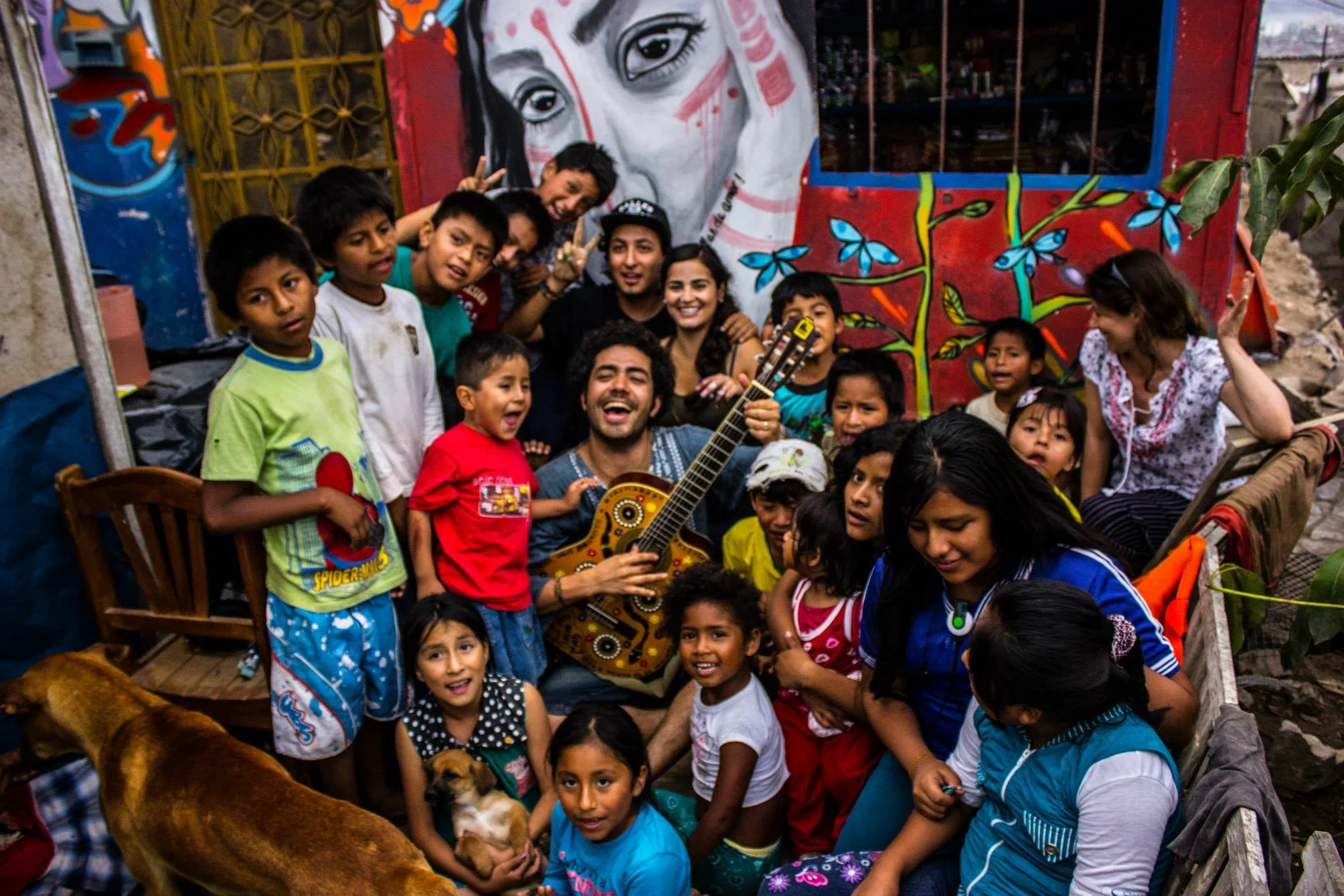Social work and benefit concerts for children and communities with educational needs -Vibrating Planet in Lima,Peru - January 2014