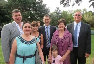 Eliana with her Australian family