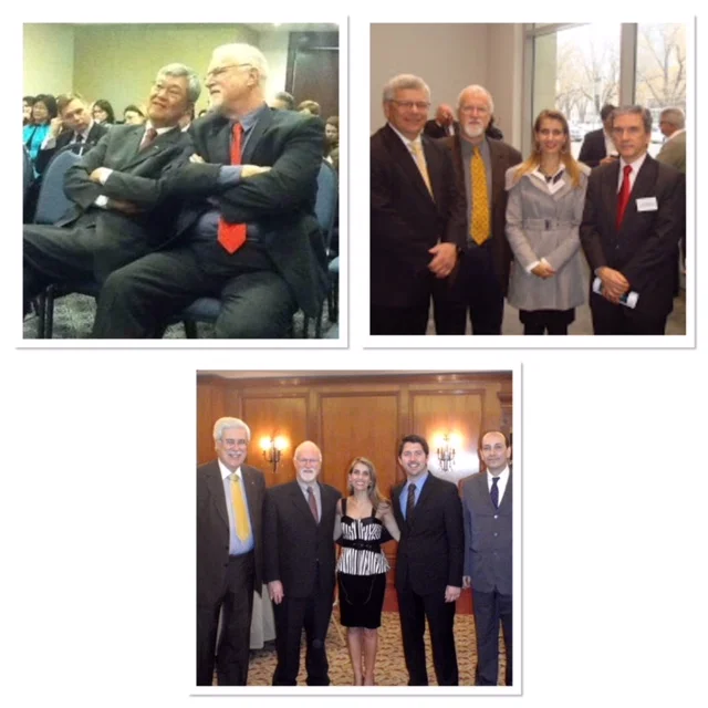 Some of the diplomatic and consulting activities Roger regularly attends.
