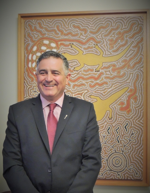 Telmo in his office at the Parliament of Victoria