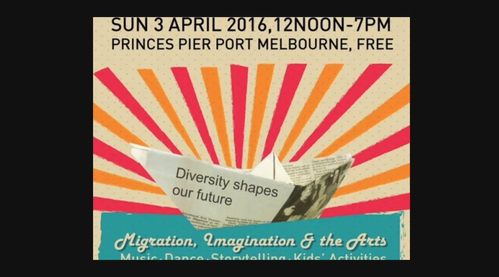 Activity hub at Piers Festival – Melbourne – 2016