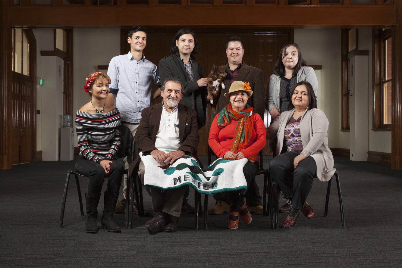 Cabello Cuéllar family The Cabello Cuéllar family history in Victoria started in 1996 when Cynthia Cabello arrived from Mexico. Her sister, Claudia, came to Australia two years later from Scotland with her children: Christopher and Claudia, following advice from Cynthia to migrate to Victoria. Cynthia gave birth to two children: Theo, in 1997, and Río, the following year. Hoping to reunite the whole family in Australia, their parents, Meyi and Gerardo, arrived in Victoria in 2009 to join their daughters and grandkids. Although they are relatively recent migrants to Victoria, Meyi and Gerardo have been heavily involved in social and cultural activities to disseminate the richness of Mexican culture. Meyi and Gerardo's son lives in Mexico with his family.