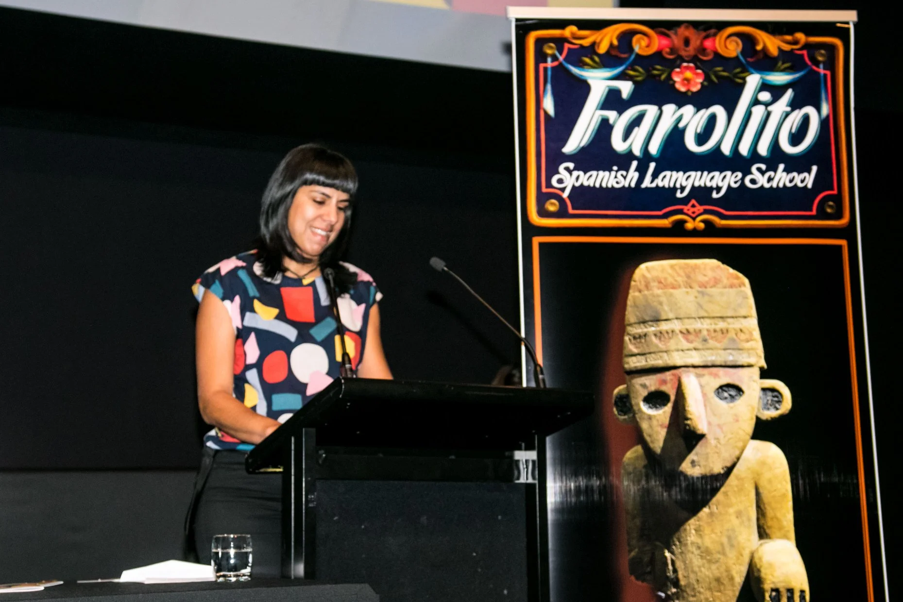 Eleonor, representing Farolito, supporting Melbourne Filmoteca