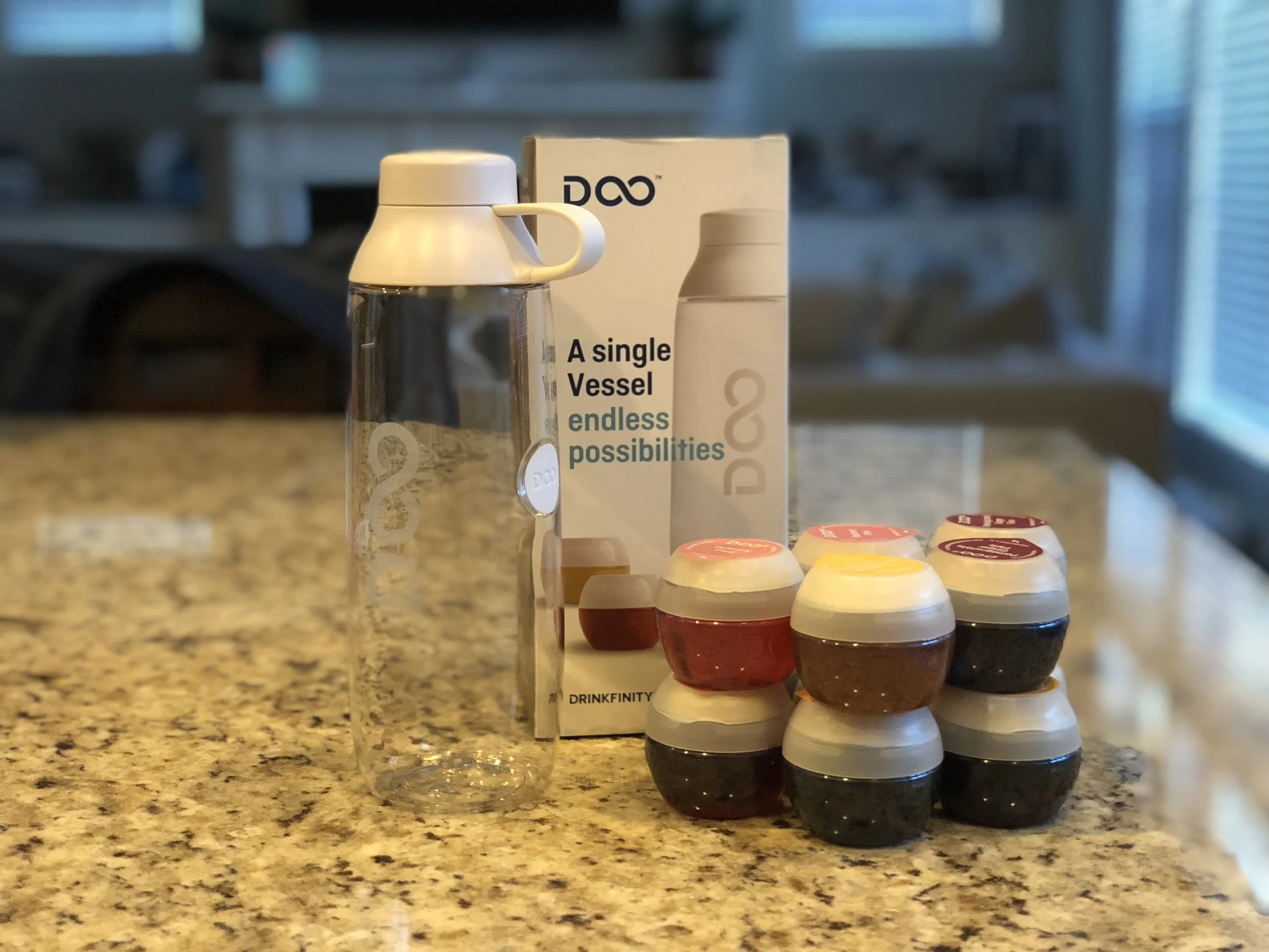 water bottle with flavor pods water bottle with flavor pods