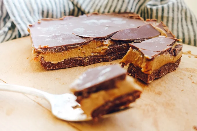 Raw Chocolate &amp; Caramel slice