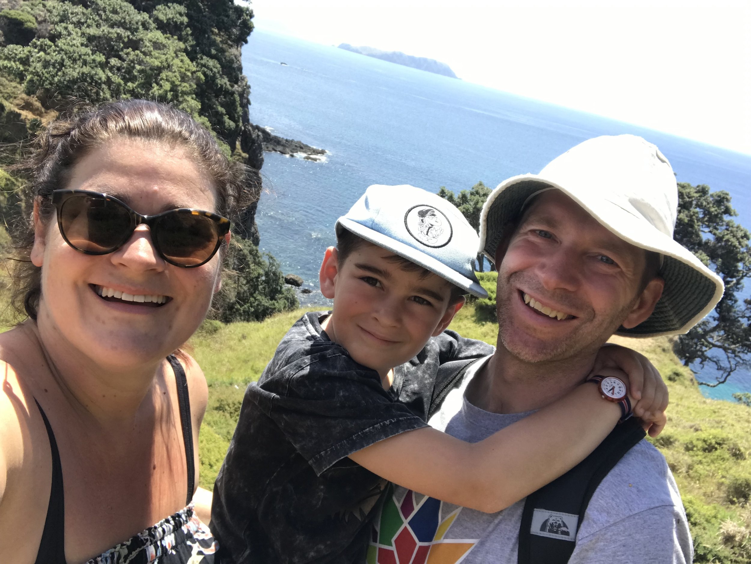Our 6km headland hike in Northland this summer