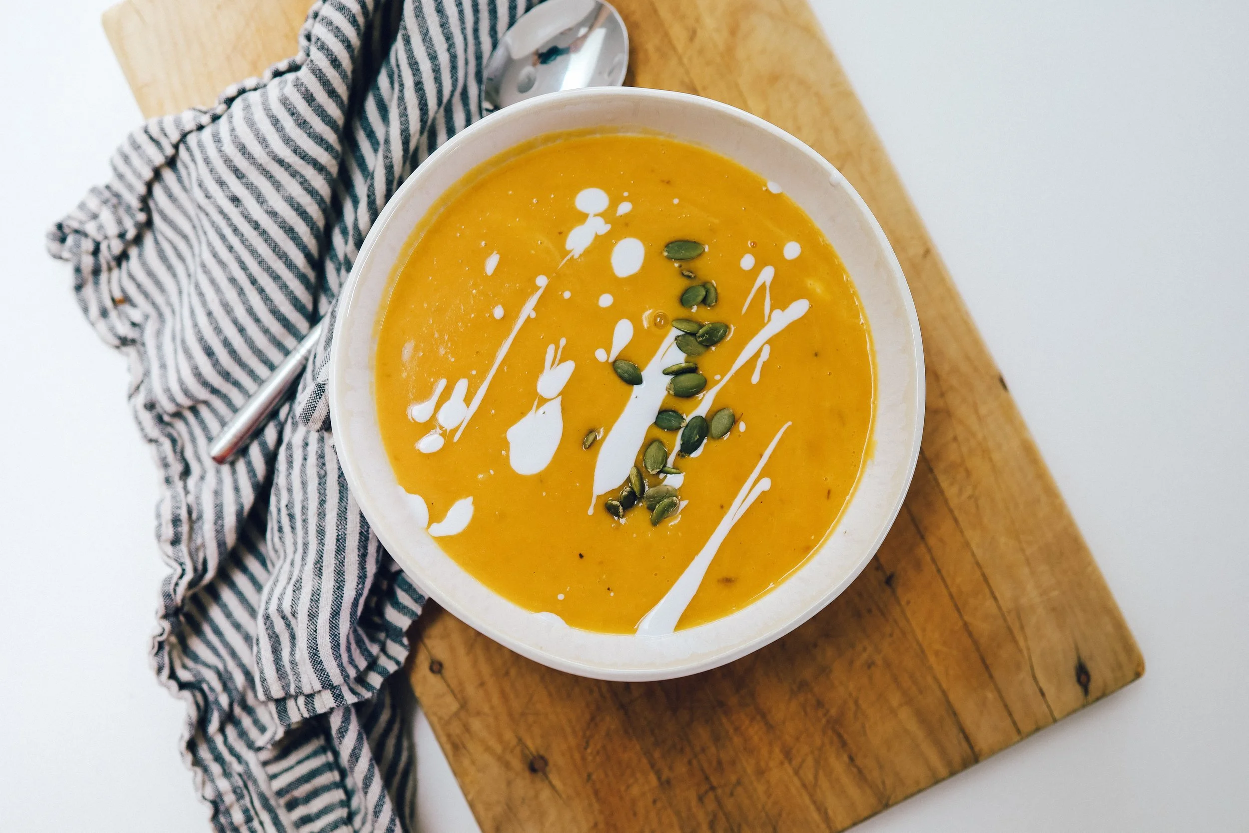 Butternut Pumpkin, Kumara &amp; Carrot Soup