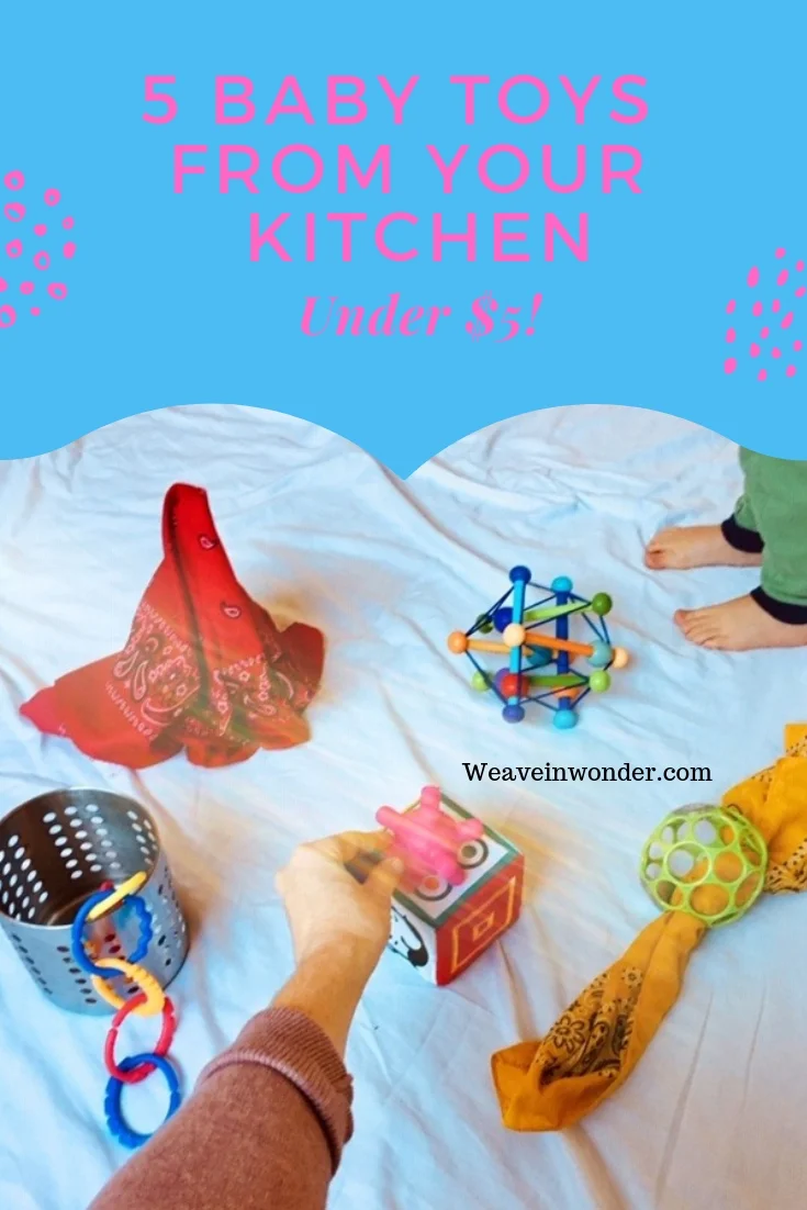 5 Baby Toys From Your Kitchen (Under $5!)