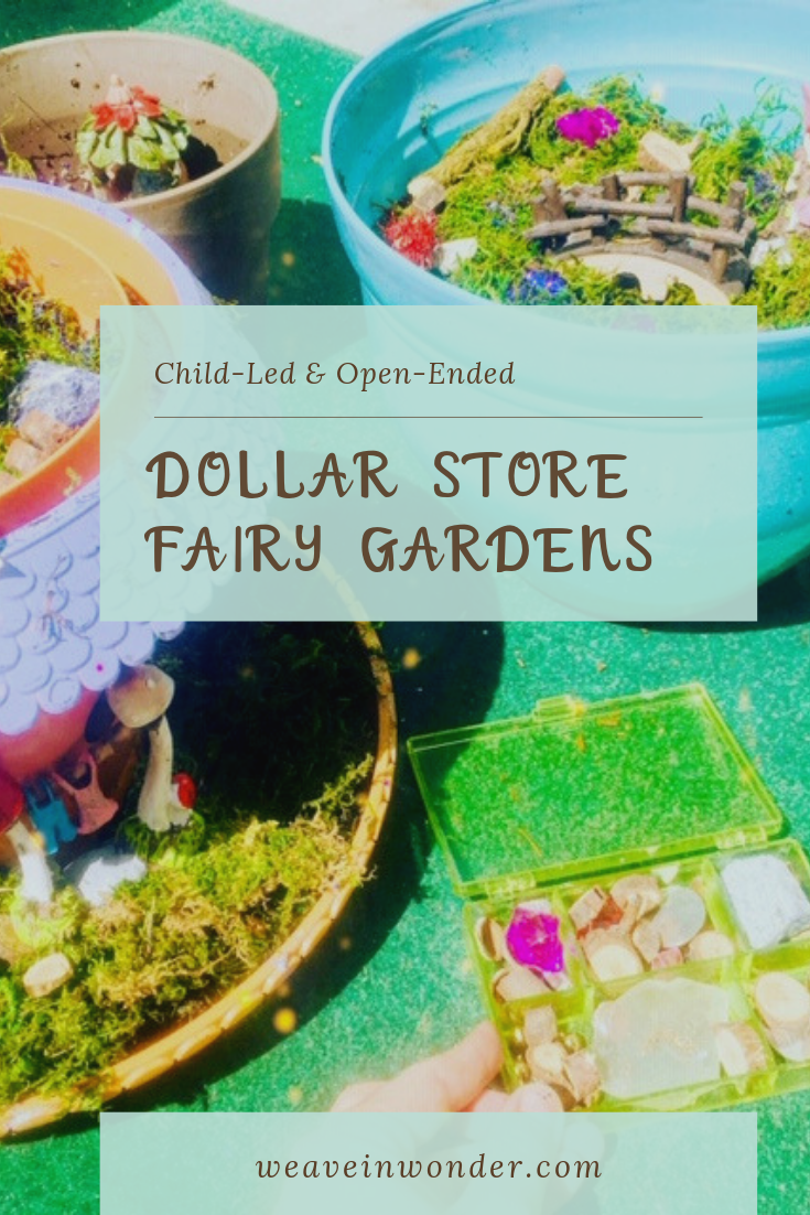 DIY Dollar Store Fairy Gardens